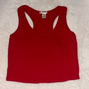 TILLYS red cropped tank